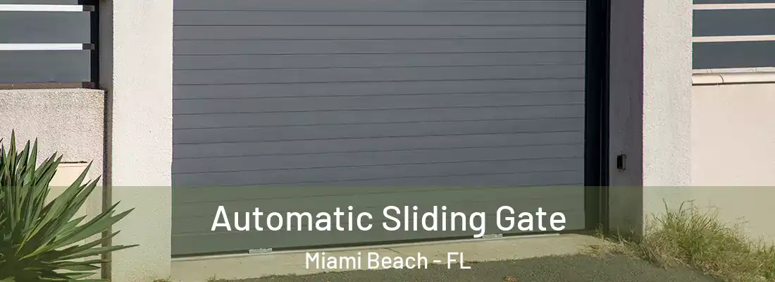 Automatic Sliding Gate Miami Beach - FL