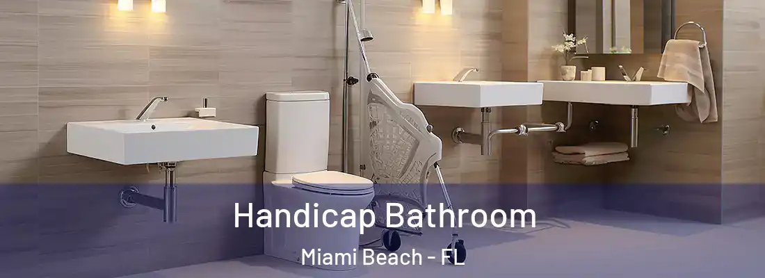 Handicap Bathroom Miami Beach - FL